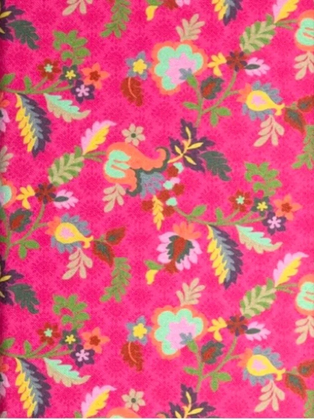 NEW Johnny Was Verney Journal and Pen Set Silk Blend Floral Pink Size 8.5